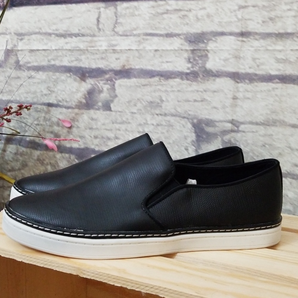 A new day women's black slip on shoes